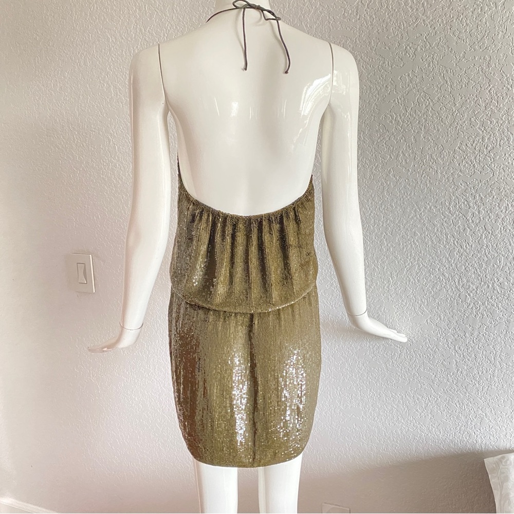 Haute hippie olive sequin dress - Picture 5 of 11